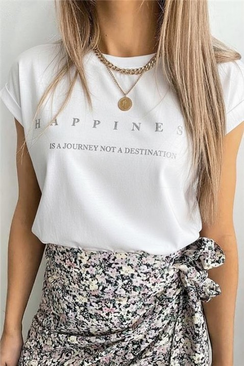 Majica TENINZA, Boja: bijela, IVET.HR - MODERNA ODJEĆA