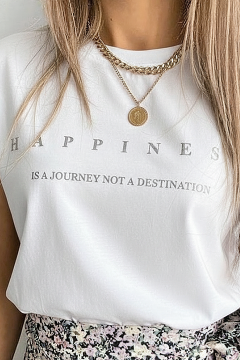 Majica TENINZA, Boja: bijela, IVET.HR - MODERNA ODJEĆA