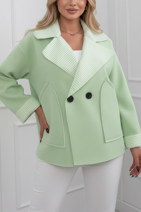 Kaput VOLENDILA MINT, Boja: mente, IVET.HR - MODERNA ODJEĆA