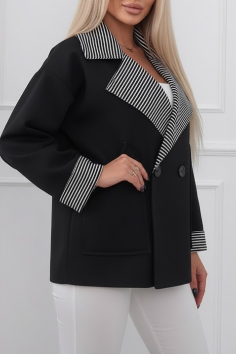 Kaput VOLENDILA BLACK, Boja: crna, IVET.HR - MODERNA ODJEĆA