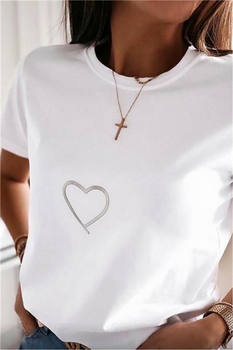 Majica BREFOLZA, Boja: bijela, IVET.HR - MODERNA ODJEĆA