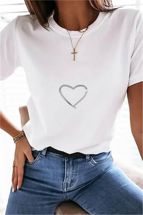 Majica BREFOLZA, Boja: bijela, IVET.HR - MODERNA ODJEĆA