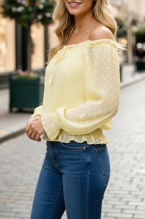 Ženska bluza SIVELZA YELLOW, Boja: žuta, IVET.HR - MODERNA ODJEĆA