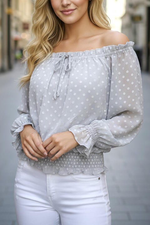 Ženska bluza SIVELZA GREY, Boja: siva, IVET.HR - MODERNA ODJEĆA