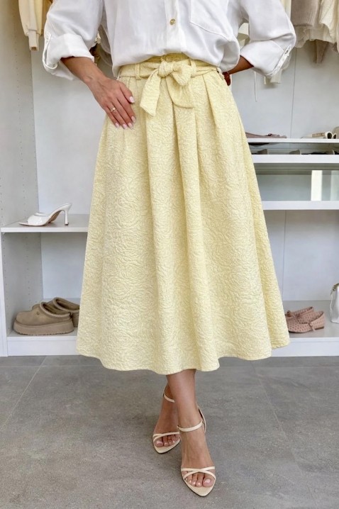 Suknja PROLENZA YELLOW, Boja: žuta, IVET.HR - MODERNA ODJEĆA