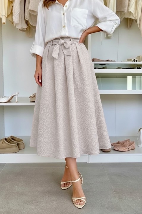 Suknja PROLENZA MOCHA, Boja: moka, IVET.HR - MODERNA ODJEĆA