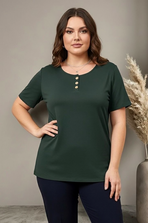 Majica SILORZA KHAKI, Boja: kaki, IVET.HR - MODERNA ODJEĆA