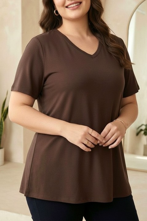 Majica OBRILDA BROWN, Boja: smeđa, IVET.HR - MODERNA ODJEĆA