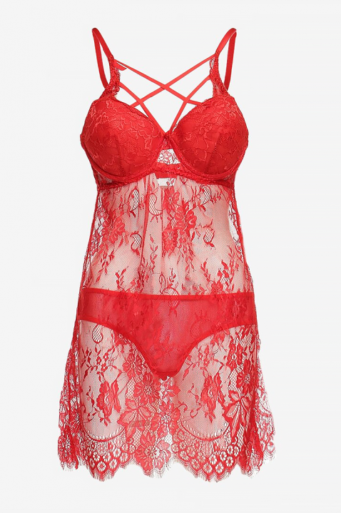 Spavaćica GIANNA, Boja: crvena, IVET.HR - MODERNA ODJEĆA