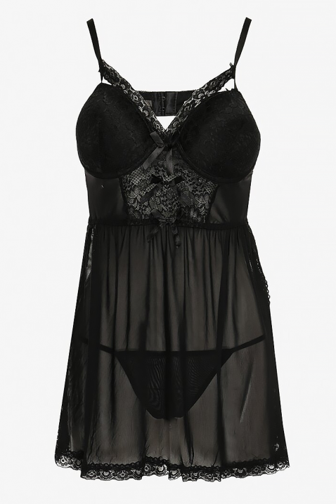 Spavaćica VELORINZA, Boja: crna, IVET.HR - MODERNA ODJEĆA