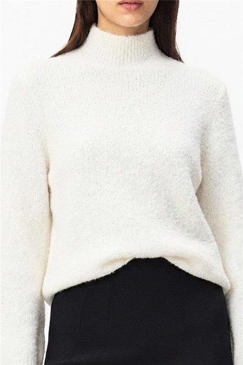 Džemper BROJEFA WHITE, Boja: bijela, IVET.HR - MODERNA ODJEĆA