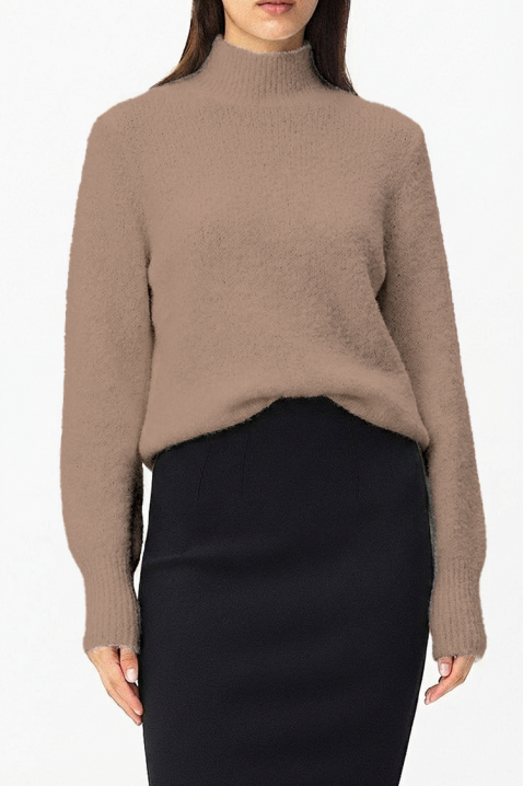 Džemper BROJEFA MOCHA, Boja: moka, IVET.HR - MODERNA ODJEĆA