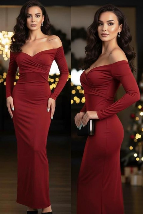 Haljina NABLINDA BORDO, Boja: bordo, IVET.HR - MODERNA ODJEĆA