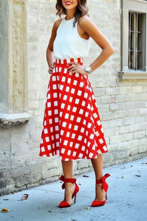 Suknja BILYANA, Boja: višebojna, IVET.HR - MODERNA ODJEĆA