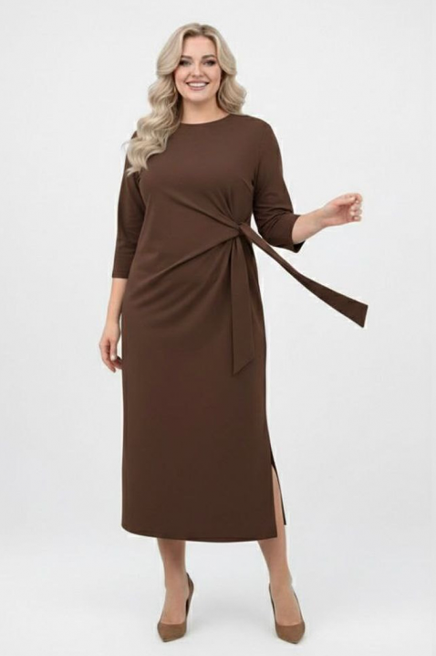 Haljina VREFIONA BROWN, Boja: smeđa, IVET.HR - MODERNA ODJEĆA