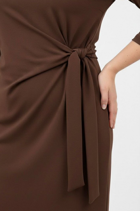 Haljina VREFIONA BROWN, Boja: smeđa, IVET.HR - MODERNA ODJEĆA