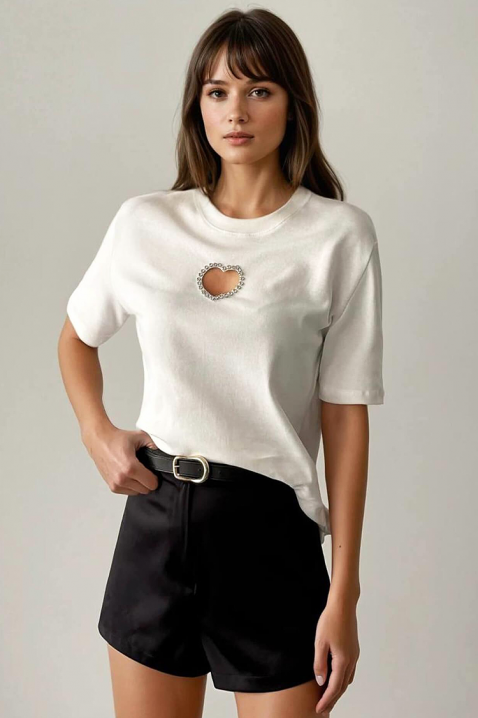 Majica ZOLVINA WHITE, Boja: bijela, IVET.HR - MODERNA ODJEĆA