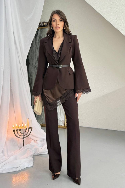 Komplet BORFOLA BROWN, Boja: smeđa, IVET.HR - MODERNA ODJEĆA