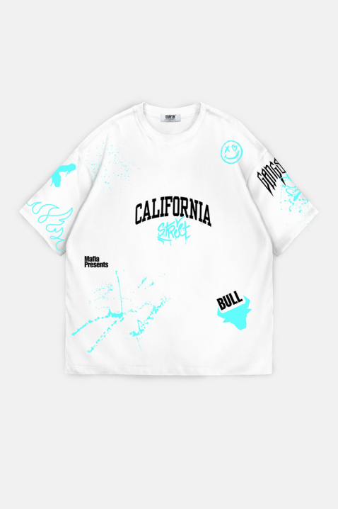 Muška majica LARGONZO WHITE, Boja: bijela, IVET.HR - MODERNA ODJEĆA