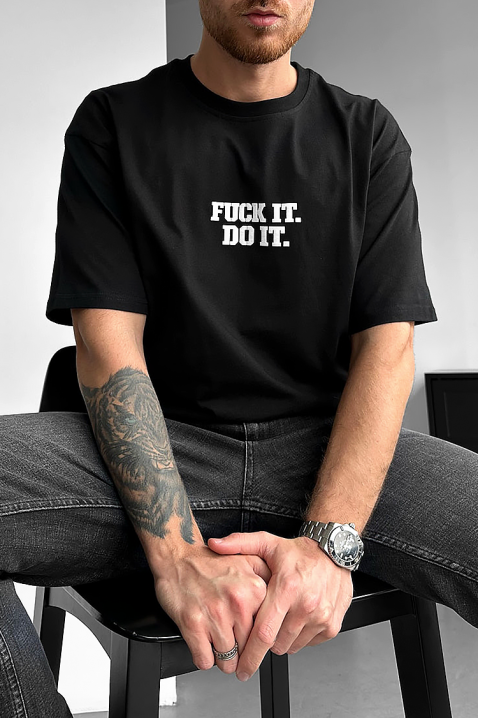 Muška majica MORFESO BLACK, Boja: crna, IVET.HR - MODERNA ODJEĆA