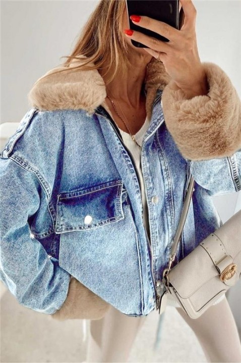 Traper jakna MINONZA, Boja: plava, IVET.HR - MODERNA ODJEĆA