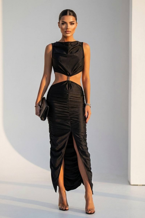 Haljina HROVELZA BLACK, Boja: crna, IVET.HR - MODERNA ODJEĆA