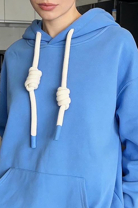 Dukserica ZOREXINA BLUE, Boja: plava, IVET.HR - MODERNA ODJEĆA