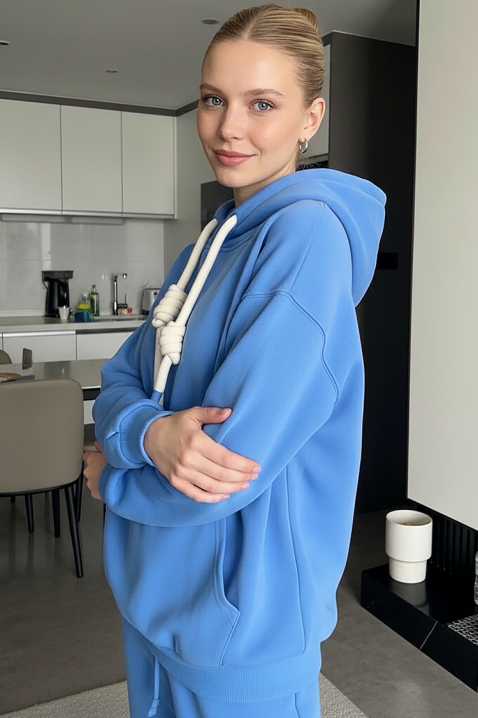 Dukserica ZOREXINA BLUE, Boja: plava, IVET.HR - MODERNA ODJEĆA