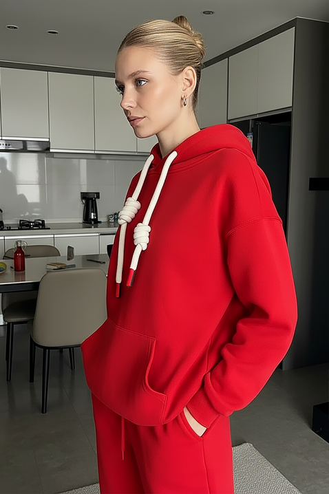 Dukserica ZOREXINA RED, Boja: crvena, IVET.HR - MODERNA ODJEĆA