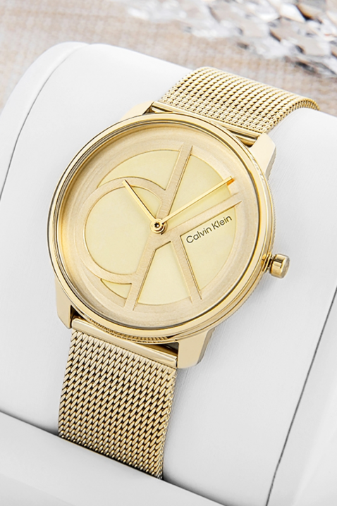 Ženski sat CALVIN KLEIN Iconic Mesh 25200034, Boja: zlatna, IVET.HR - MODERNA ODJEĆA