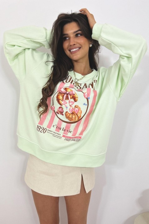 Ženska bluza ALEXENIA MINT, Boja: mente, IVET.HR - MODERNA ODJEĆA