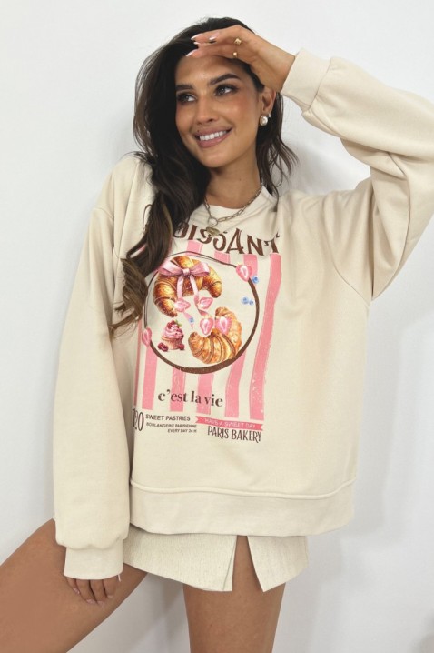 Ženska bluza ALEXENIA BEIGE, Boja: bež, IVET.HR - MODERNA ODJEĆA