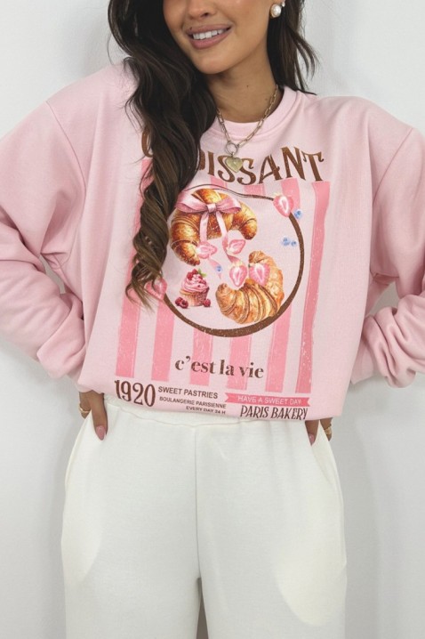 Ženska bluza ALEXENIA PUDRA, Boja: pudera, IVET.HR - MODERNA ODJEĆA