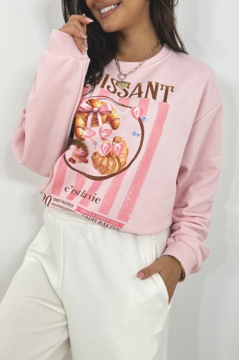 Ženska bluza ALEXENIA PUDRA, Boja: pudera, IVET.HR - MODERNA ODJEĆA