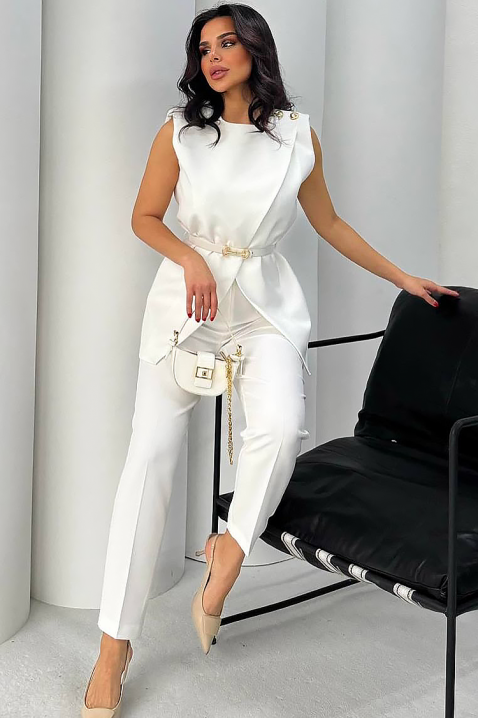 Komplet LUNABELLA, Boja: bijela, IVET.HR - MODERNA ODJEĆA