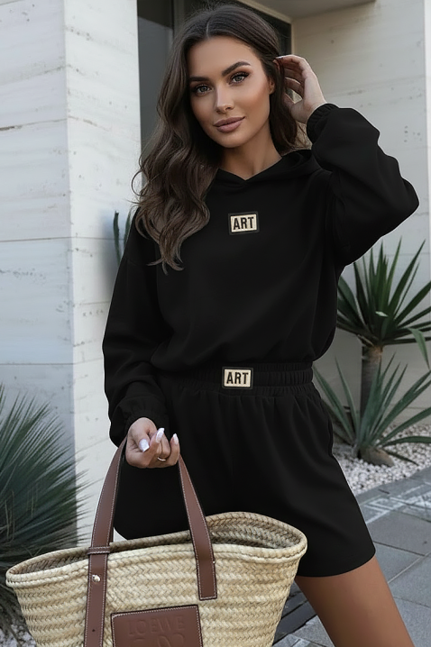 Komplet GERLENZA BLACK, Boja: crna, IVET.HR - MODERNA ODJEĆA