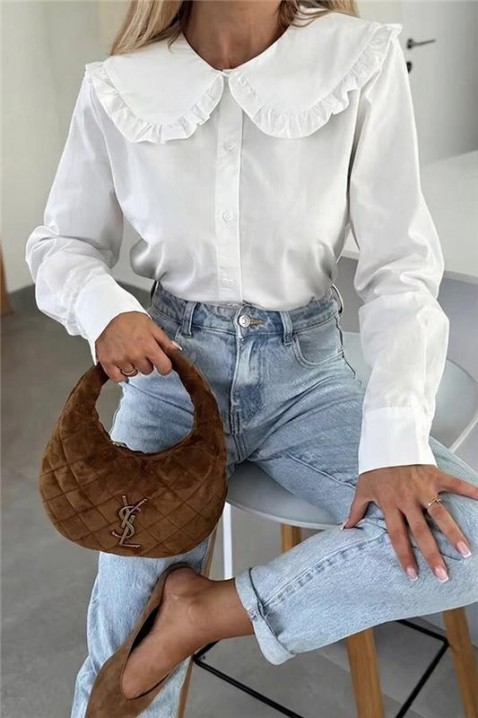 Ženska košulja AFETINA WHITE, Boja: bijela, IVET.HR - MODERNA ODJEĆA