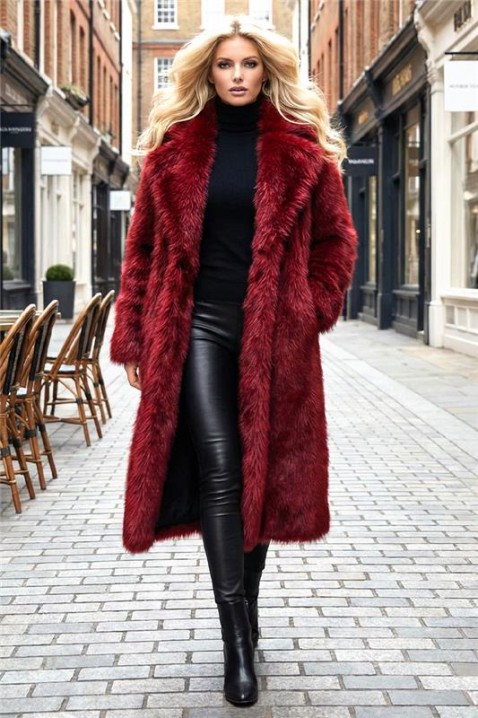 Kaput DIVELZA, Boja: bordo, IVET.HR - MODERNA ODJEĆA