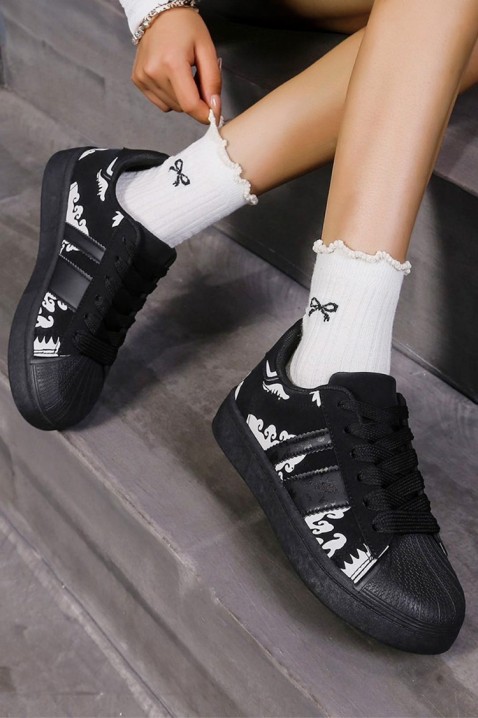 Ženske tenisice NORFINA BLACK, Boja: crna, IVET.HR - MODERNA ODJEĆA