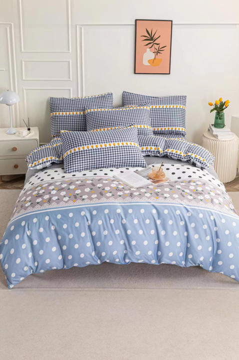 Komplet posteljina TIOMELNA 160x200 cm pamuk - 4 dijela, Boja: višebojna, IVET.HR - MODERNA ODJEĆA