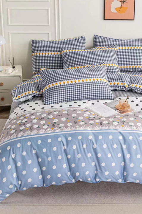 Komplet posteljina TIOMELNA 160x200 cm pamuk - 4 dijela, Boja: višebojna, IVET.HR - MODERNA ODJEĆA