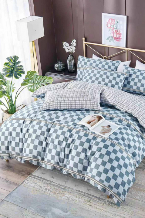 Komplet posteljina GRONELVA 160x200 cm pamuk - 4 dijela, Boja: višebojna, IVET.HR - MODERNA ODJEĆA