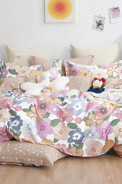 Komplet posteljina ZOLMEJA 160x200 cm pamuk - 4 dijela, Boja: višebojna, IVET.HR - MODERNA ODJEĆA