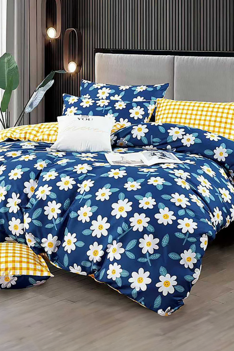 Komplet posteljina KROVEFA 160x200 cm pamuk - 4 dijela, Boja: plava, IVET.HR - MODERNA ODJEĆA