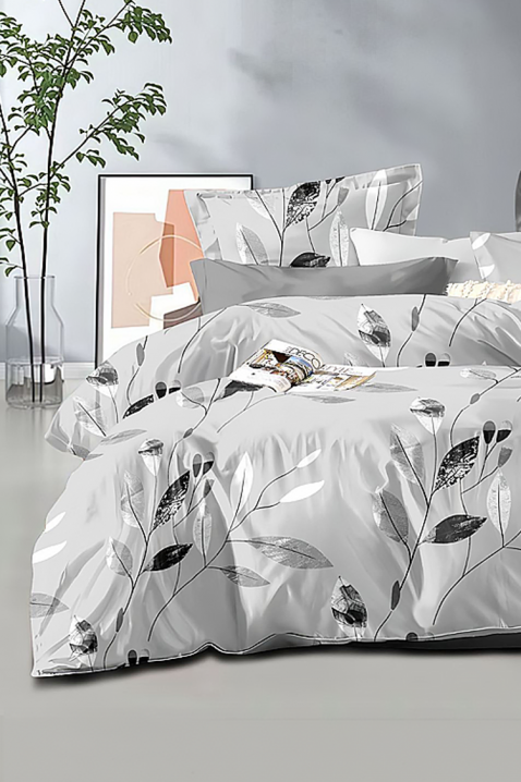 Komplet posteljina JELMODA 200x220 cm pamuk - 4 dijela, Boja: siva, IVET.HR - MODERNA ODJEĆA