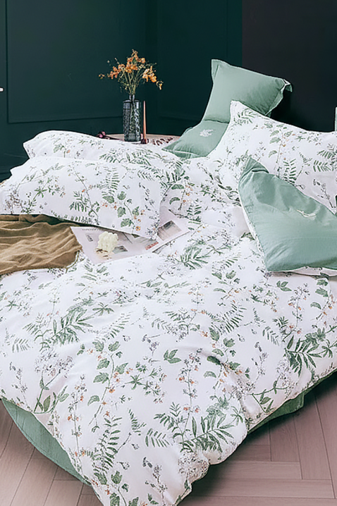Komplet posteljina EGOLERDA 200x220 cm pamuk - 4 dijela, Boja: bijela, IVET.HR - MODERNA ODJEĆA