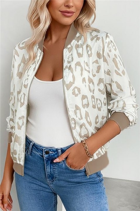 Jakna LEPRONZA ECRU, Boja: drap, IVET.HR - MODERNA ODJEĆA