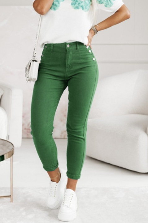 Traperice MIOLEXA, Boja: zelena, IVET.HR - MODERNA ODJEĆA