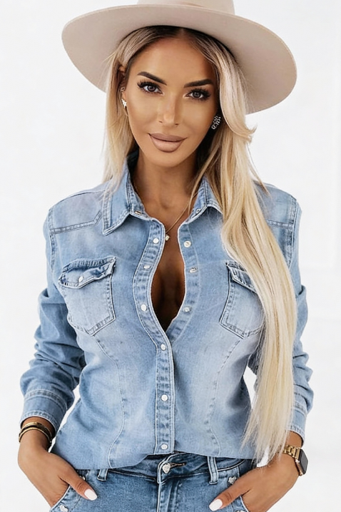 Ženska košulja TOLMERSA, Boja: plava, IVET.HR - MODERNA ODJEĆA