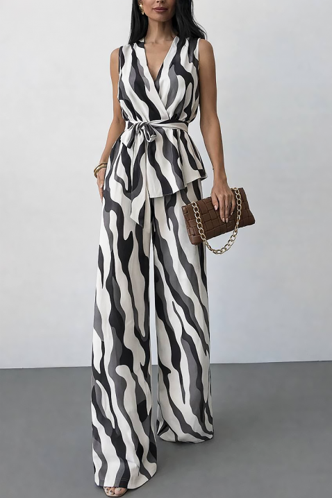 Komplet NAVIELA BLACK, Boja: crna i bijela, IVET.HR - MODERNA ODJEĆA